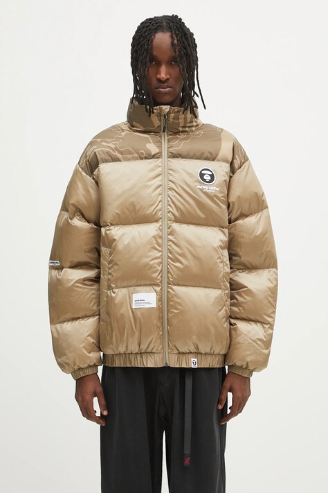AAPE down jacket Now Down green color AAPDNM7595XXN