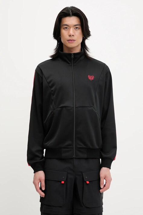 Human Made sweatshirt black color with an application HM29JK028