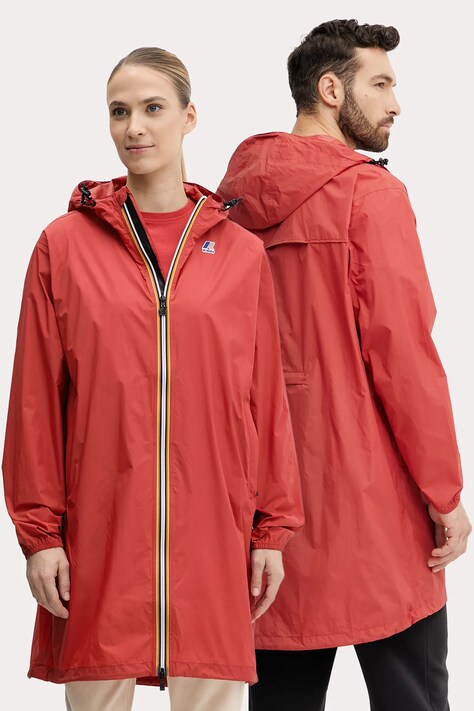 K-Way geaca culoarea rosu, de tranzitie, K2132XW