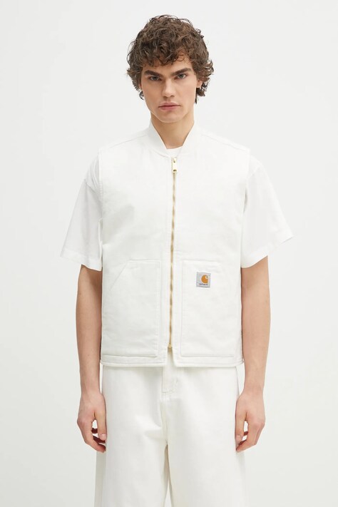Carhartt WIP smanicato Classic Vest uomo colore beige I026457.D602