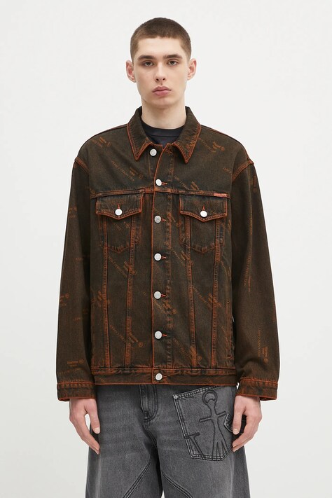 Джинсова куртка Martine Rose Oversized Denim колір помаранчевий перехідна oversize 201WD06204