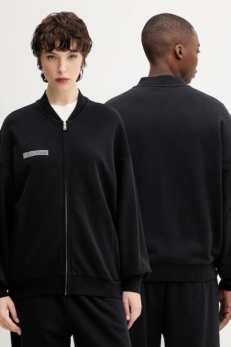 Μπουφάν Pangaia Midweight Bomber Jacket χρώμα: μαύρο, 10002360