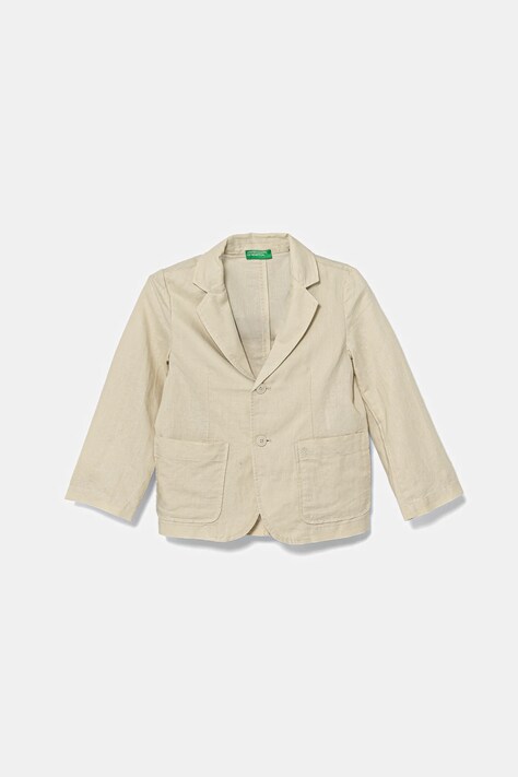 United Colors of Benetton sacou de in pentru copii culoarea bej, 23WBCW00A