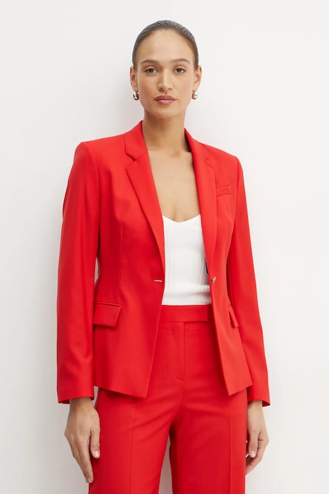 Σακάκι BOSS χρώμα: κόκκινο, 50543763