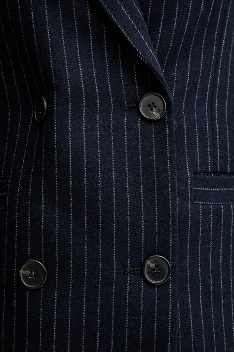 Вовняний піджак A.P.C. veste lucy — SS25-KZD042, темно-синій — фото 5