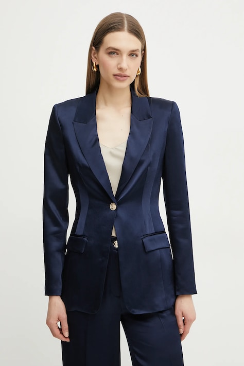 Σακάκι Marciano Guess FANNIE χρώμα: ναυτικό μπλε, 5RGN01 7248A