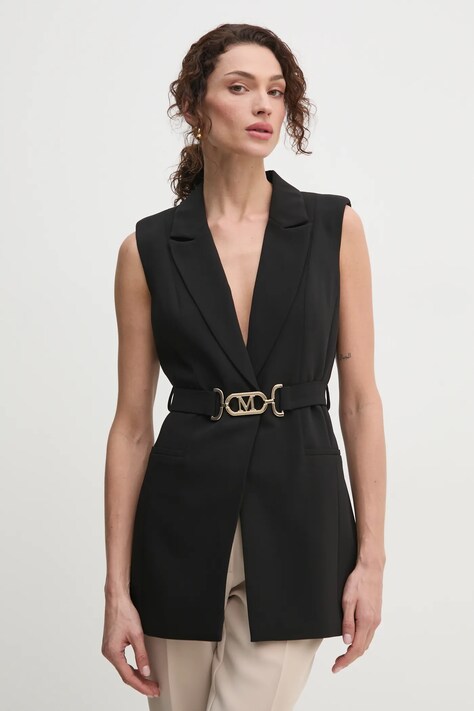 Безрукавка Marciano Guess BECKY колір чорний однобортна 5RGN03 7115A