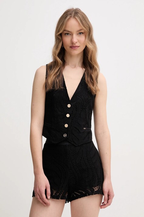 Gaudi vesta culoarea negru, un singur rand de nasturi, 511FD35001