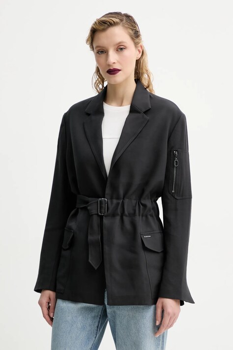 G-Star sacou culoarea negru, un singur rand de nasturi, uni, D26460-D714