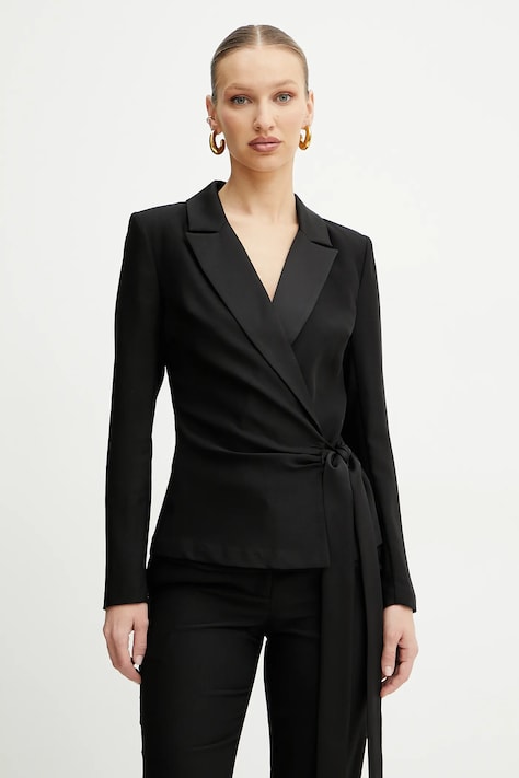 Marciano Guess sacou VITTORIA culoarea negru, un singur rand de nasturi, uni, 5GGN18 7300A
