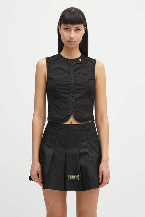 Γιλέκο Our Legacy Corset χρώμα: μαύρο, W2252CVB