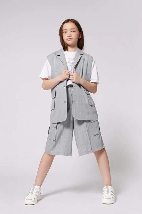 Dkny vestă copii culoarea gri, D62278