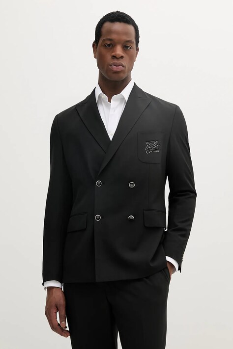 Sako Karl Lagerfeld pánské, černá barva, 552037.155102