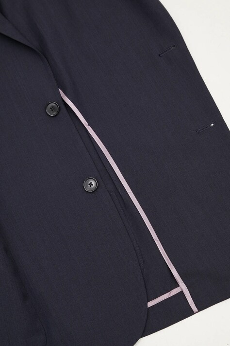 Піджак з домішкою вовни Paul Smith — SS25-KZM023, темно-синій — фото 5
