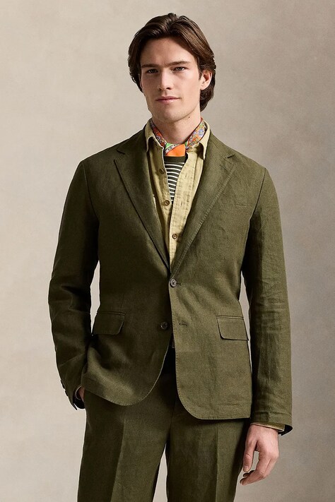 Polo Ralph Lauren linen blazer Sportcoat green color 715927474