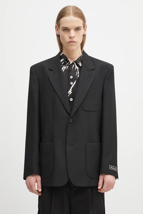 Піджак Lacoste колір чорний VH7175
