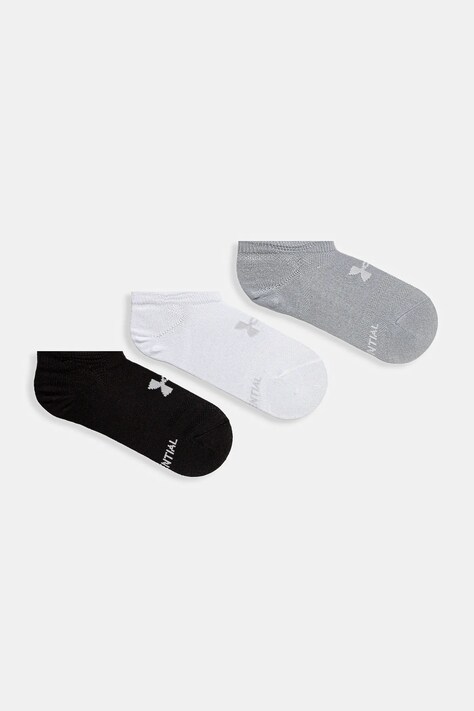 Κάλτσες Under Armour Yth Essential No Show 6pk 6-pack χρώμα: μαύρο, 1382610
