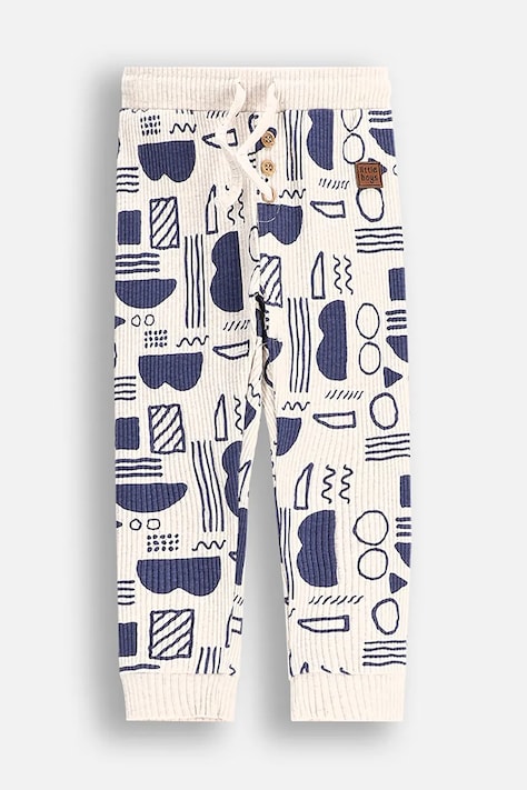 Coccodrillo pantaloni de trening pentru bebeluși culoarea bej, modelator, SAGE TIME BOY NEWBORN