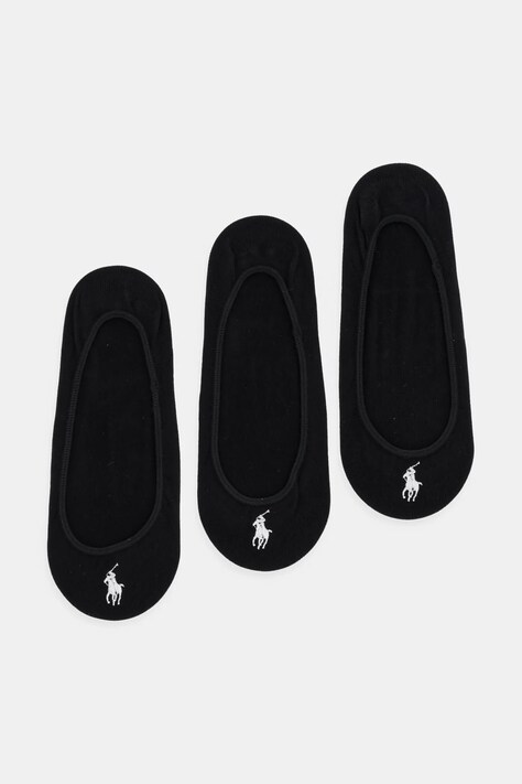 Ponožky Polo Ralph Lauren dámské, černá barva, 455770342