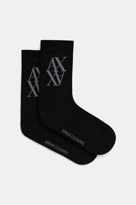 Ponožky Armani Exchange dámské, černá barva, XW000914 AF13661