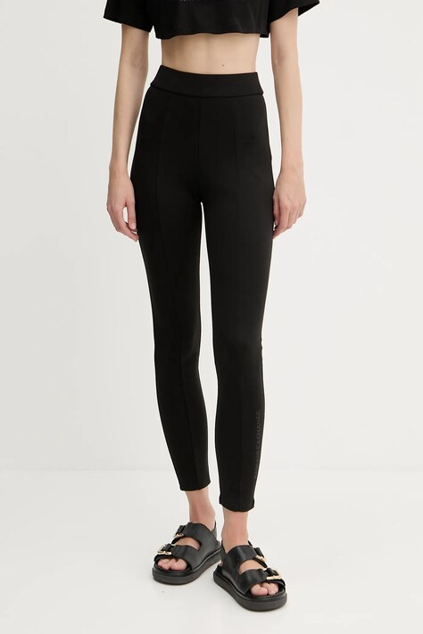 Armani Exchange pantaloni culoarea negru, uni, XW000369 AF12826