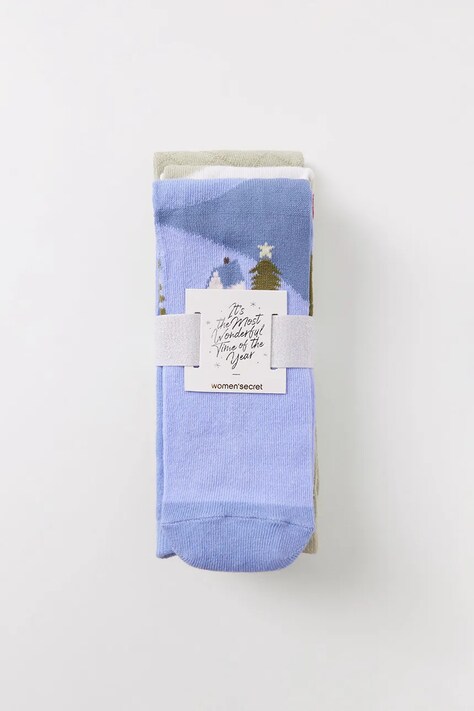 Κάλτσες women'secret GENERIC SOCKS PACKS 3-pack χρώμα: πολύχρωμο, 4488628
