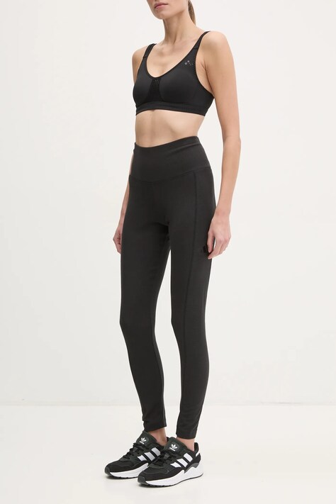 Брюки adidas ALL SZN RIB женские цвет чёрный однотонные JJ1249