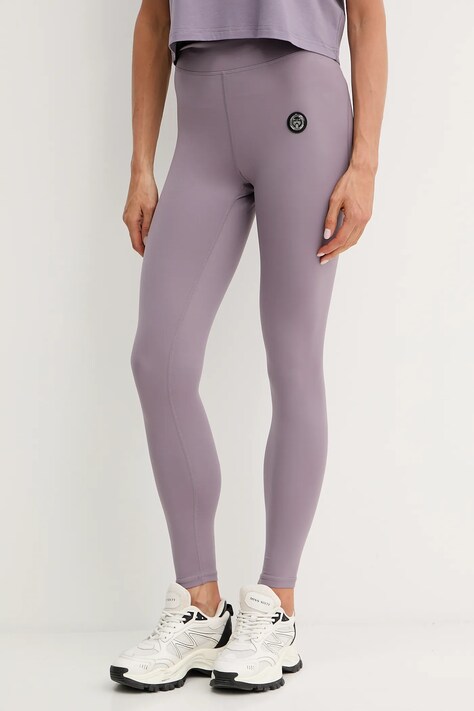 Леггинсы PLEIN SPORT цвет фиолетовый однотонная SAEC WJT2038 STE003N