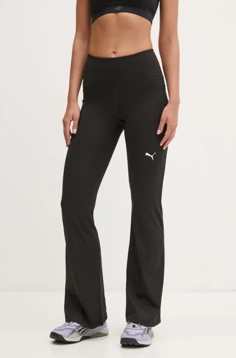 Puma edzős legging Essentials fekete, sima, 525902