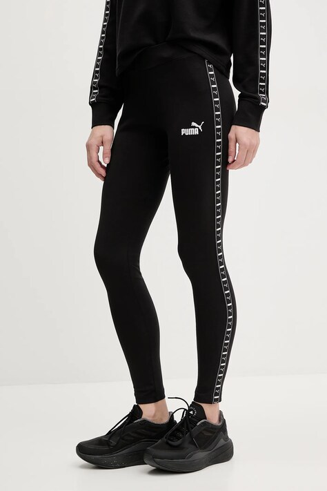 Puma leggings femei, culoarea negru, cu imprimeu, 685014