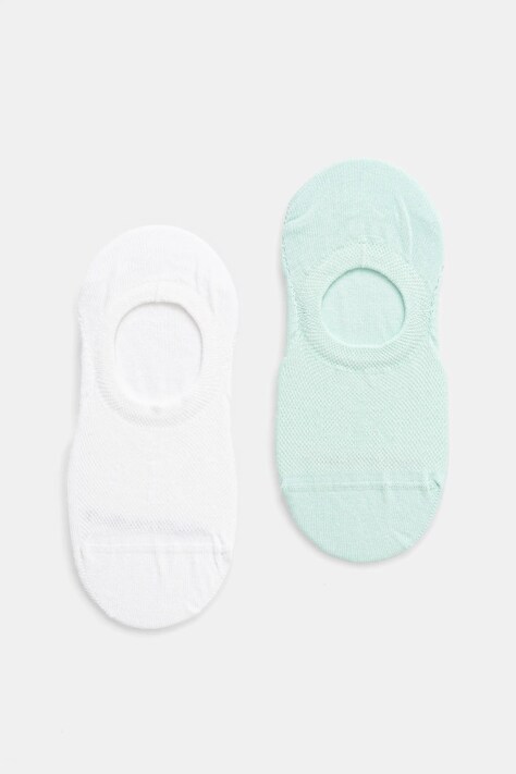Ponožky Calvin Klein Jeans 2-pack dámské, tyrkysová barva, 701231401