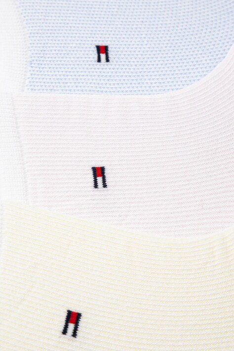 Шкарпетки Tommy Hilfiger 3-pack — SS25-LGD0AF, блакитний — фото 2