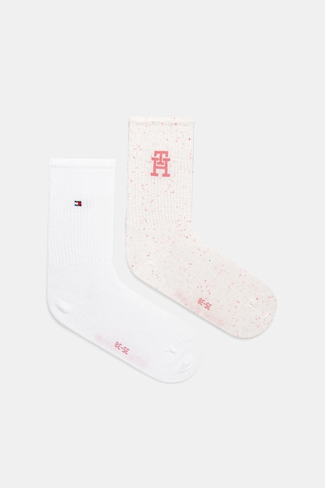 Tommy Hilfiger skarpetki 2-pack damskie kolor różowy 701232609