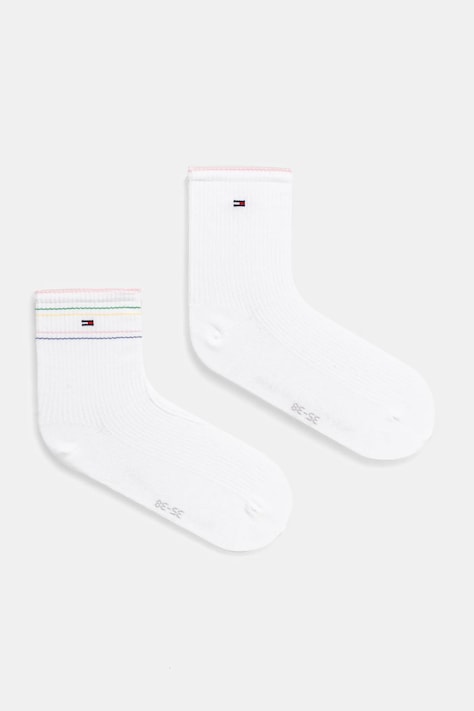 Чорапи Tommy Hilfiger (2 чифта) в бяло 701232614