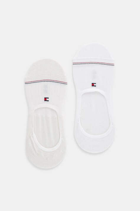 Kotníkové ponožky Tommy Hilfiger 2-pack dámské, bílá barva, 701233710