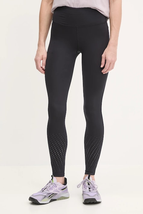 Tréningové legíny Under Armour čierna farba, jednofarebné, 1383368