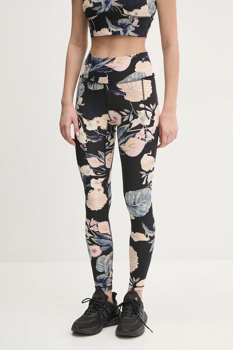 Under Armour leggins de antrenament Meridian culoarea negru, cu imprimeu, 1383603