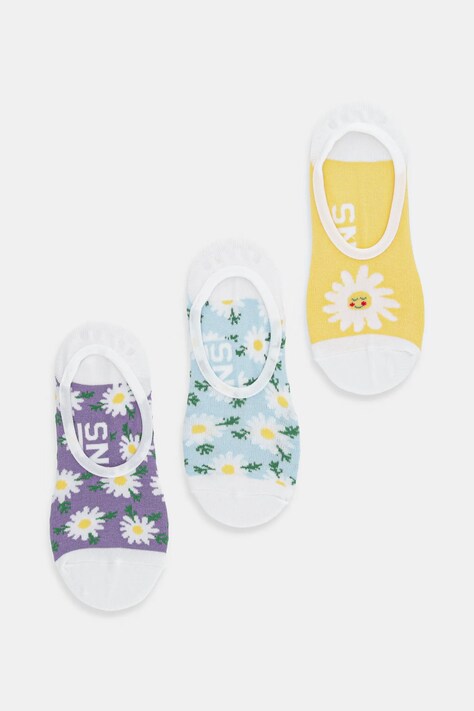 Vans șosete 3-pack culoarea alb, VN000ND2CAU1