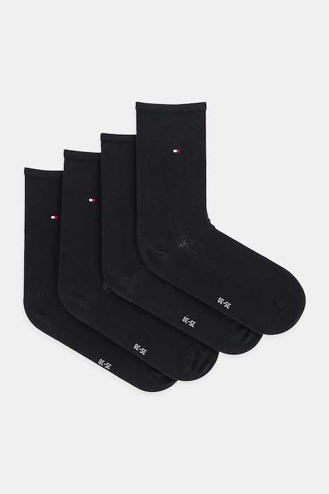 Ponožky Tommy Hilfiger 4-pack dámské, černá barva, 701219560