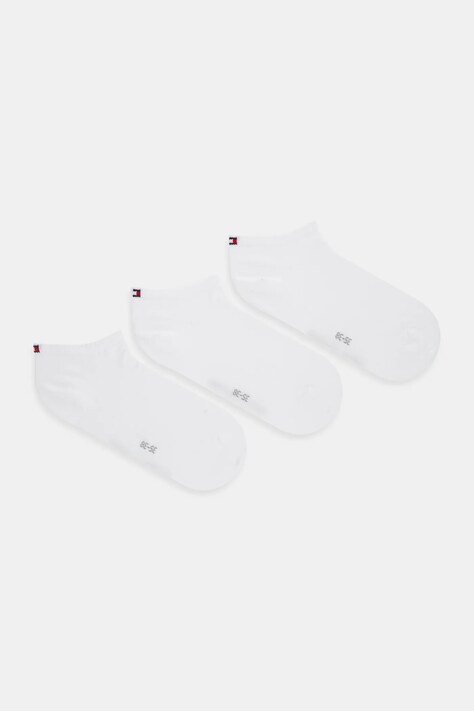 Ponožky Tommy Hilfiger 3-pack dámské, bílá barva, 701233829