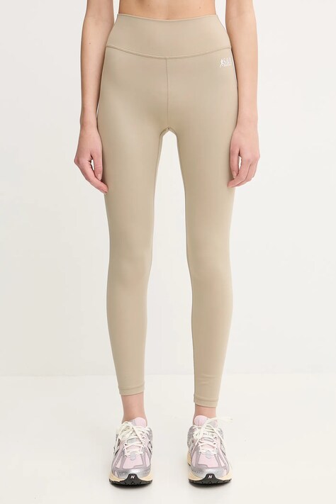 Легінси Sporty & Rich Sr Runner колір бежевий однотонна PA002622139GY15