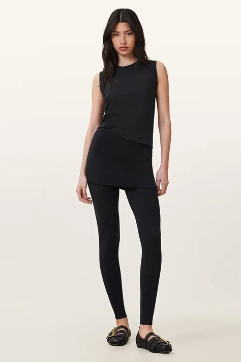 Κολάν AllSaints RAFFI χρώμα: μαύρο, W079TD
