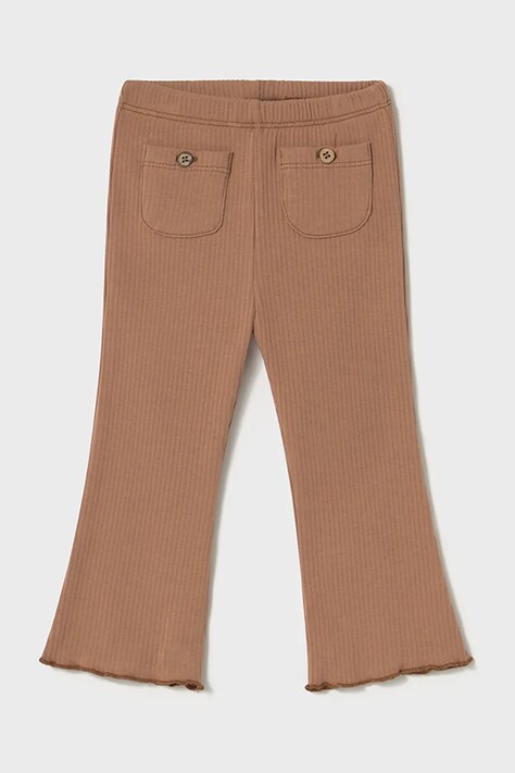 Mayoral leggins copii culoarea maro, neted, 1732
