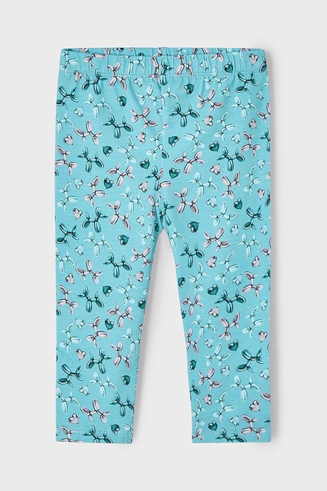 Dětské legíny Mayoral modrá barva, vzorované, 3703