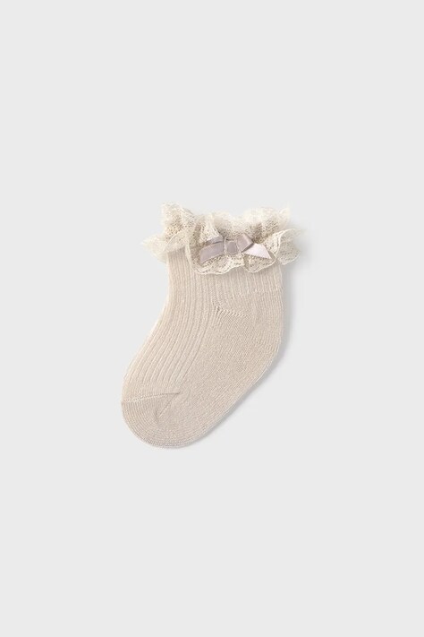 Дитячі шкарпетки Mayoral Newborn колір бежевий 9868