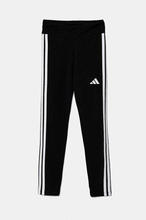 Дитячі легінси adidas колір чорний з аплікацією JD6473
