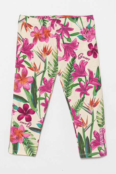 Dětské legíny Guess růžová barva, vzorované, K5GB00 J1314