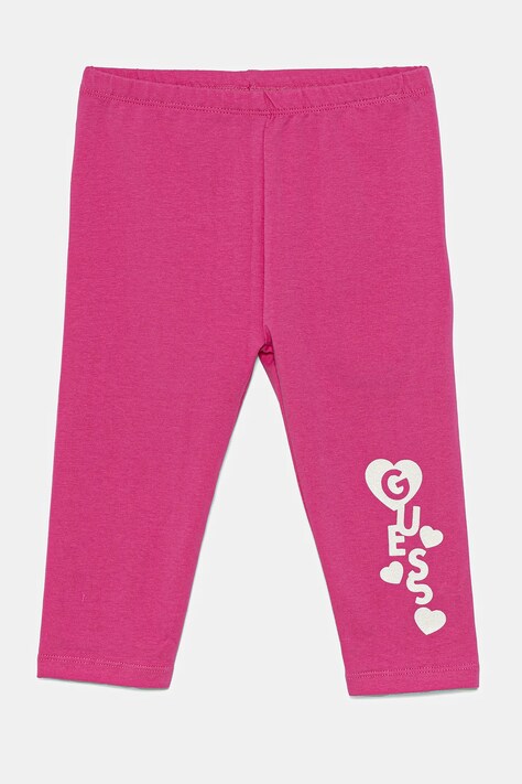 Guess leggins copii culoarea roz, cu imprimeu, K5GB03 J1314