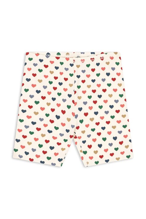 Брюки Konges Sløjd BASIC SHORT LEGGINGS GOTS цвет бежевый KS103203