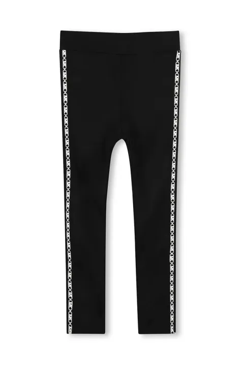 Michael Kors leggins copii culoarea negru, cu imprimeu, R30408